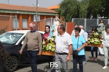 Misa y procesión religiosa en Cazadores/Francisco Javier Santana.